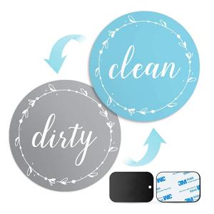 Quality ROHS 3 Inch Small Round Dishwasher Clean Sign Magnets Reusable For Refrigerator wholesale