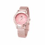 Elegance Women Jewelry Watch / Stainless Steel Mesh Watches , Quartz Movement