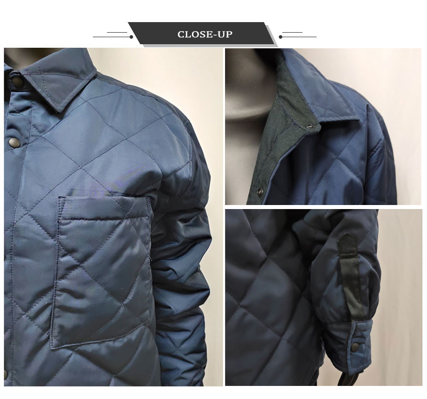 100% Recycled Polyester Diamond Stitching Ladies Quilted Coats