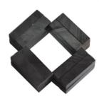Industrial Hard Ferrite Powerful Block Magnets Ceramic Ferrite Magnets