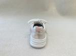 Round Head Womens Pink Casual Shoes Rubber Outsole Pink Casual Sneakers