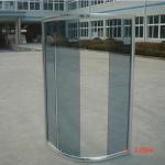 Customized Flat Shower Tempered Glass , 4-12mm Curved Shower Glass