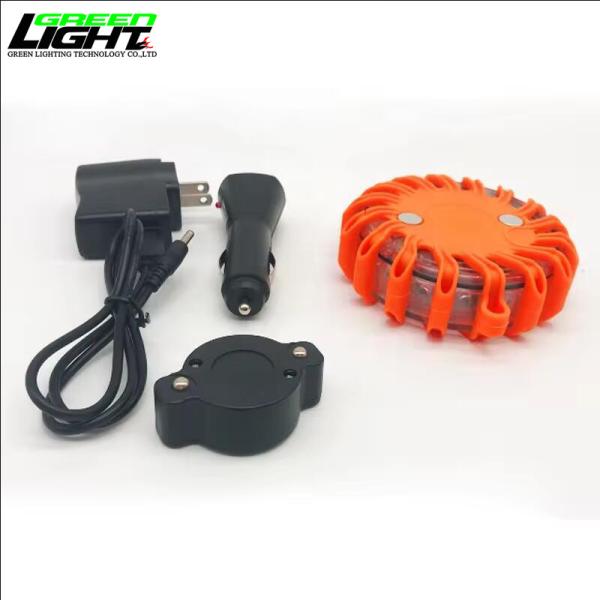 Rechargeable LED Warning Light Magnetic Fixed LED Road Flares Flashing Warning