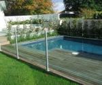 12 MM Clear Pool Fencing Glass Toughened For Railing System