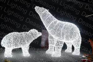 Quality Lighted outdoor christmas polar bear wholesale