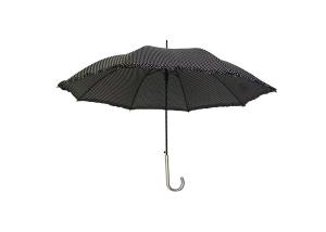 Quality Straight Auto Open Stick Umbrella Fashion Retro Round Wave Point For Female wholesale