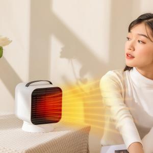 Quality Bedroom AC220V Indoor Electric Fan Heater 1000W Small Ptc Ceramic Desk Heater wholesale