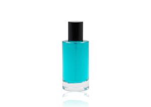 Quality Round Refillable 50ml Cosmetic Packaging Glass Bottle FEA15 wholesale