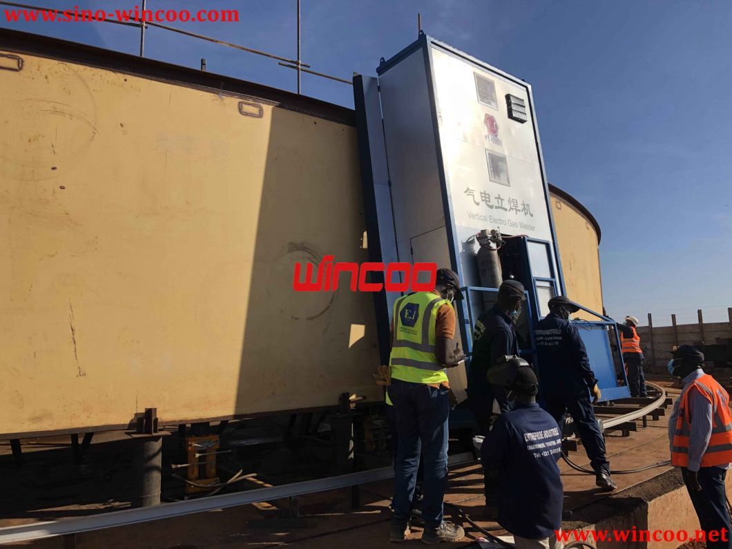 Automatic Vertical Electric Gas Welder/Egw/ Automatic Tank Welding Machine/ Tank Welding Tractor/ Tank Welding Carraige/ Tank Vertical Seam Welder/ Tank Welding