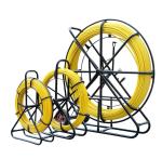 4.5-18mm Fiberglass Duct Rodder Fibra Optical Cable Pulling Machine Fiber Optic