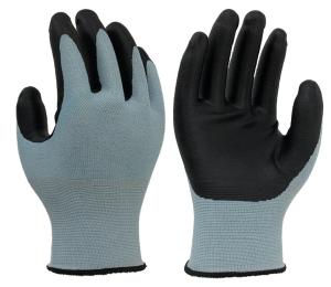 Quality Oil Resistant 13G Seamless Nitrile Gloves With Grip wholesale