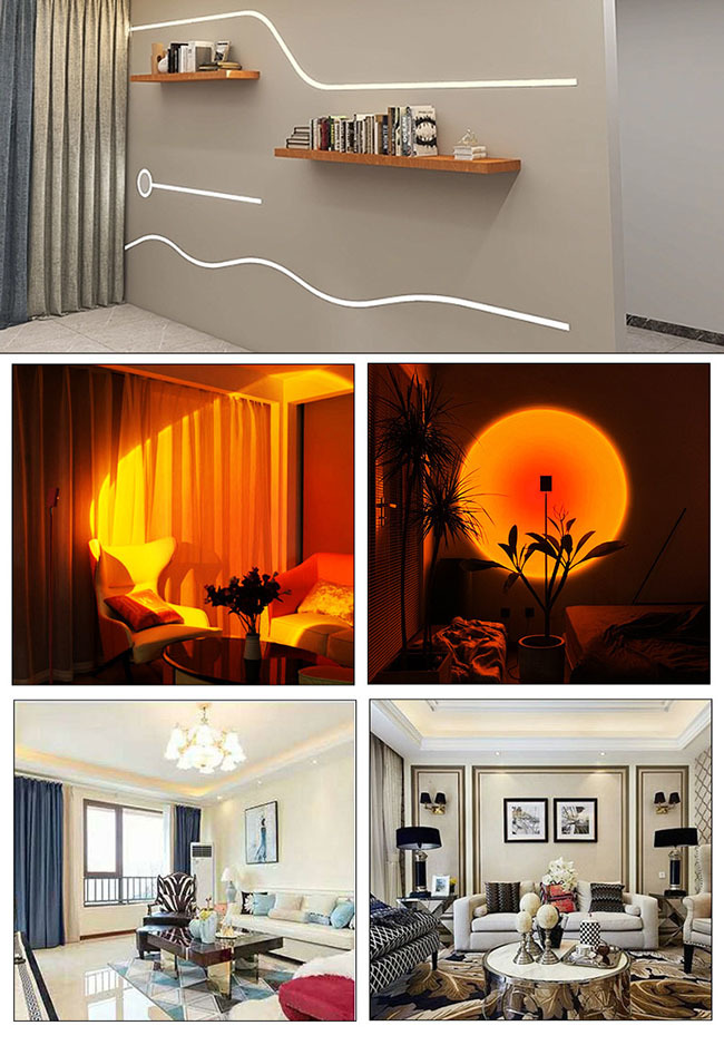 Led Single Color Cob Light Bar 180° Beam Angle 24v 320 Lights Width 5mm