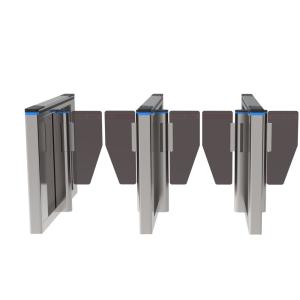 Quality Office Building Swing Barrier Turnstile entrance gates 0.2s 60HZ wholesale