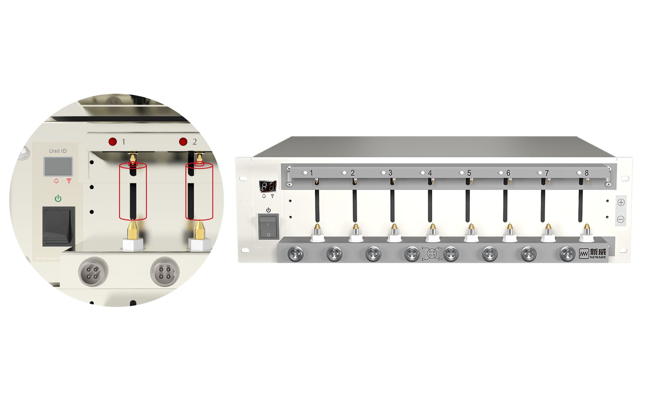 Pulsetech 0.5 To 6000ma 8 Channel Battery Analyzer For Labs