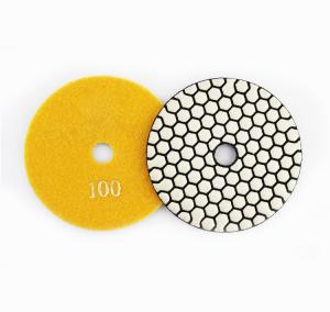 Quality 5 Inch Sexangle B No 800 Grit Diamond Wet Polishing Pads Manual wholesale