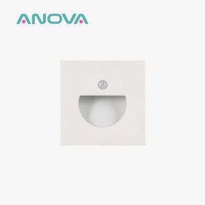 Quality Smart Control PIR Led Stair Lights 62mm Cutout Square Stair Lights wholesale