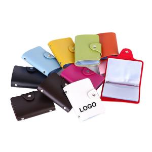 Quality Colorful PU Bank Card Bags Card Container Business Bags Logo Customized wholesale