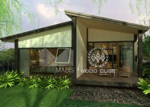 Quality Slopping Roof Prefabricated Modular Homes Modern Appearance Optional Colors wholesale