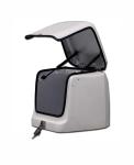 67L White Color Fiberglass Motorcycle Food Delivery Box Pizza Delivery Box with
