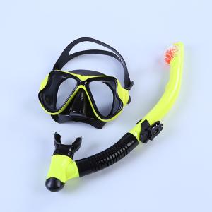 Quality Silicon Mouthpiece Aqua Youth Mask And Snorkel Set Dry Top System Silver wholesale