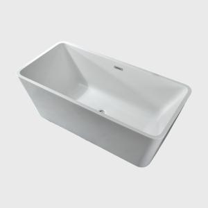 Quality Sustainable Resin Acrylic Soaking Tubs Solid Surface 59 x 30 Freestanding wholesale