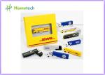 Yellow Creative Truck Plastic USB Flash Drive 8GB For Advertising Gift