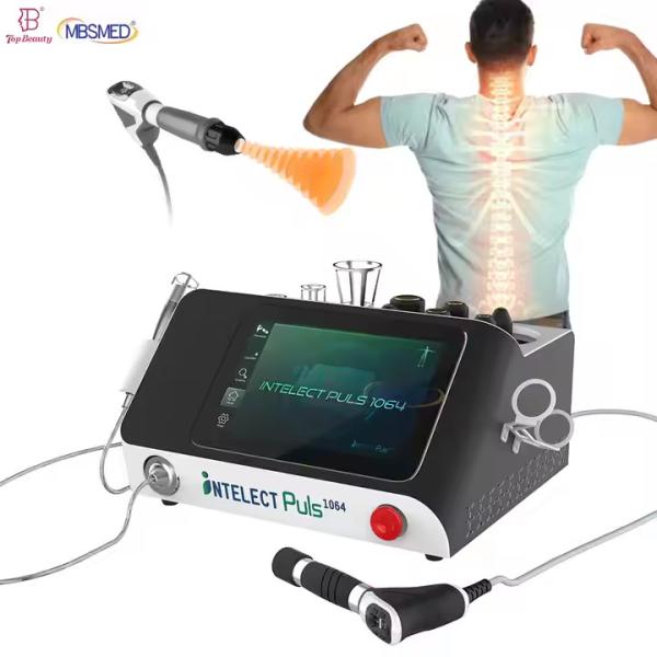 1064nm Cold Laser ESWT Focused Shockwave Choque Fisioterapia Equipment For Pain