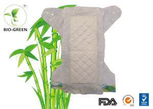 Quality Soft Flushable Bamboo Nappy Liners , White Bamboo Biodegradable Diapers wholesale