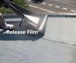 Bitumen Waterproofing Silicone Coated Release Liner Embossed Polyethylene Film