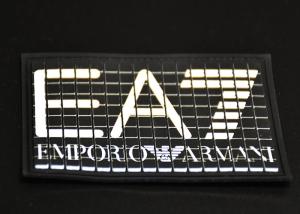 Quality 3D Screen Print Clothing Labels Silicone Material Custom Printed wholesale