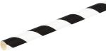 Eco Friendly 8.25 Inches Graduation Black Striped Disposable Paper Straws