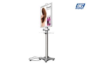 Quality Silver Aluminum Frame Commercial Phone Charging Station Clear Acrylic Plate wholesale