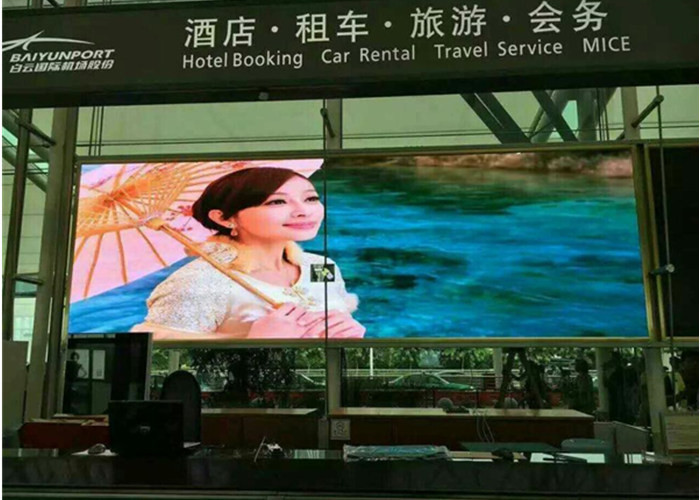 Gymnasium RGB Indoor Fixed LED Display P2.5 SMD 1515 High Contrast Ratio