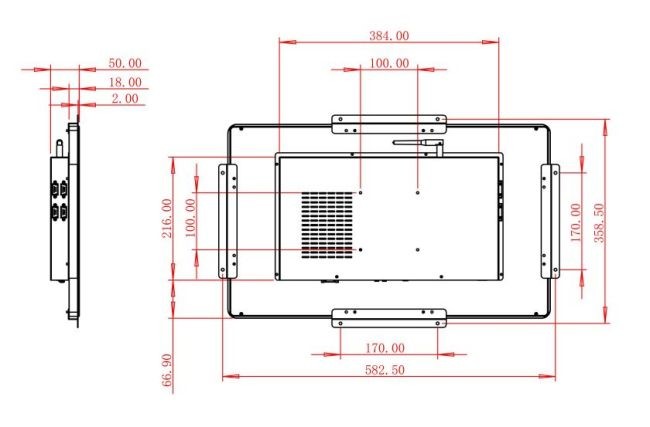 23.8-Inch Windows Interactive Visualization Platform for Smart Home Systems, Manufacturing Equipment, Retail Interfaces, and Digital Advertising