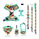 Heavy Duty Pet Harness Vest Sweat Resistant Poop Bag Holder