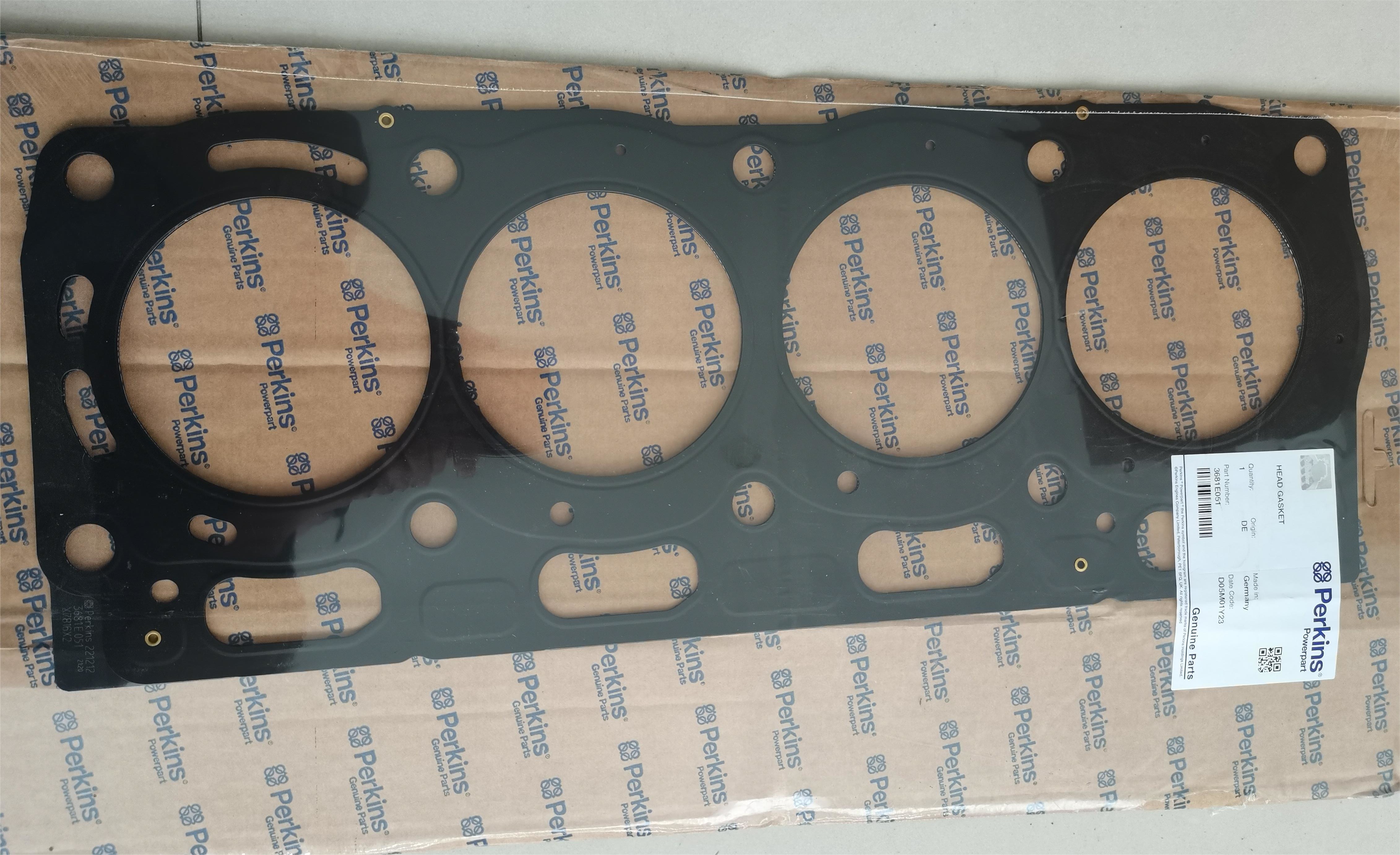 C4.4 Diesel Engine Parts Cylinder Head Gasket 3681E051 For CAT Perkins Engine