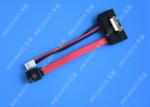 SATA (7+15) 22Pin Male To 7Pin Male with 4PIN Molex 4Inches Power Cable