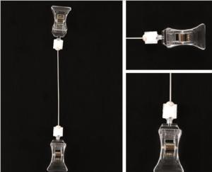 Quality Transparent Poster POP Display Clip PS for Shop , Advertisising Display wholesale