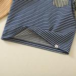 Wholesale baby boy clothing long sleeve 100% cotton polo t-shirt for kids baby