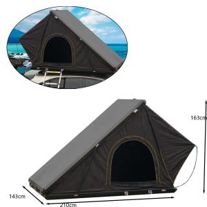 Quality Oxford Fabric 4x4 Offroad Outdoor Camping Universal Clamshell Aluminium Hard Shell Car Roof Top Tent wholesale