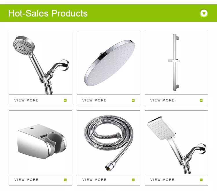 5 Square ABS Plastic Hand Shower Chrome Water Saving Handheld Shower Hotel Top Seller