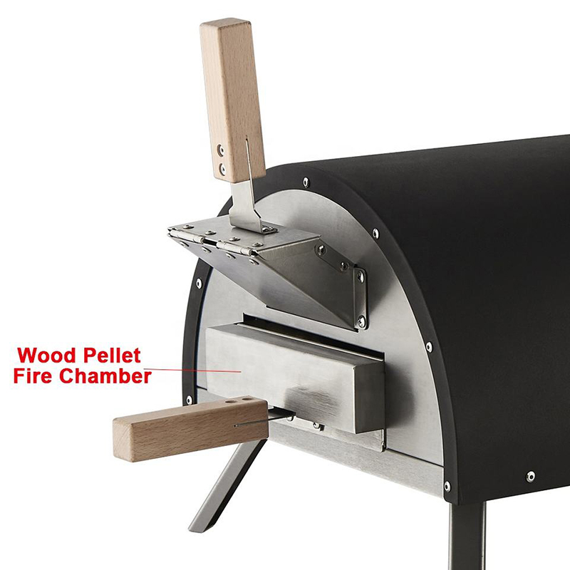 16 Inch Black Carton Horno Single Pizza Oven with and Customized Logo Acceptable