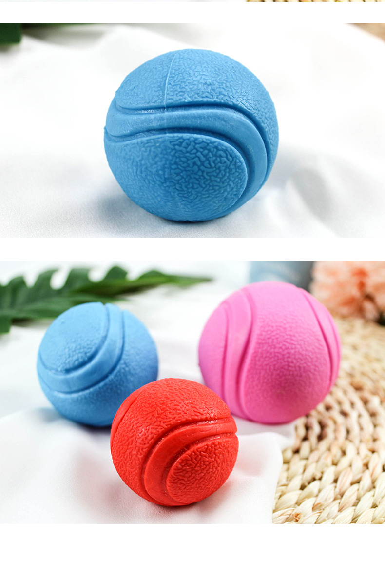 Dog Toy Teeth Cleaning Playing Natural TPR Foam Indestructible Durable Outdoor Training