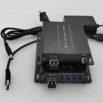 Long Distance Transmit 4 port Fiber Optic USB Extender For Camera Printer