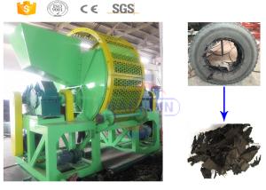 Quality High capacity used truck tyre cutting shredder machine for sale with CE wholesale