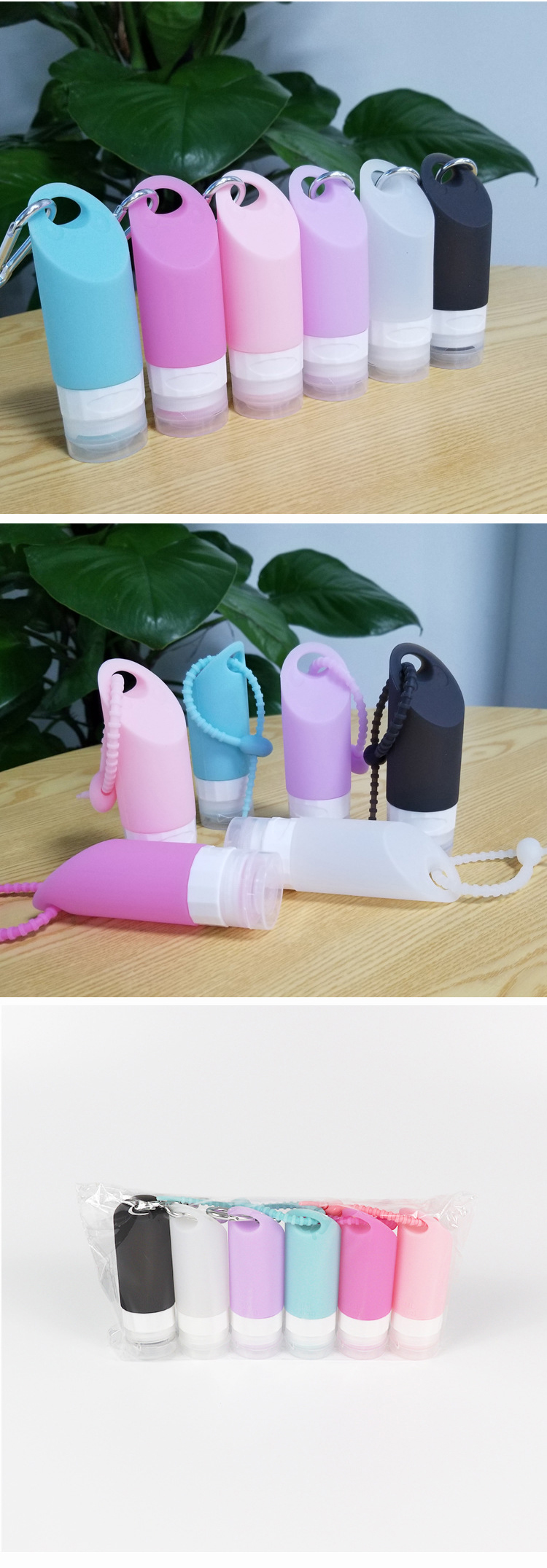 58ML Silicone Travel Bottles