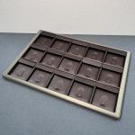 355*255*25mm Brown PU Jewelry Trays Displays For Ring Earring Pendant Necklace