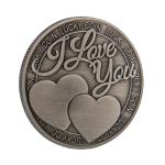 Custom Personalized Engraved Coins Pennies Antique Gold Brass Coins ISO9001