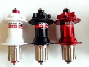 Quality Novatec Hubs D042SB Disc Brake MTB Alimunum&amp;Steel Material24/28/32/36h Red Black White Silver Blue Gold Colors wholesale