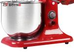 Stainless Steel Small Food Milk Mixer 5L Red 220v For Bakery for home use